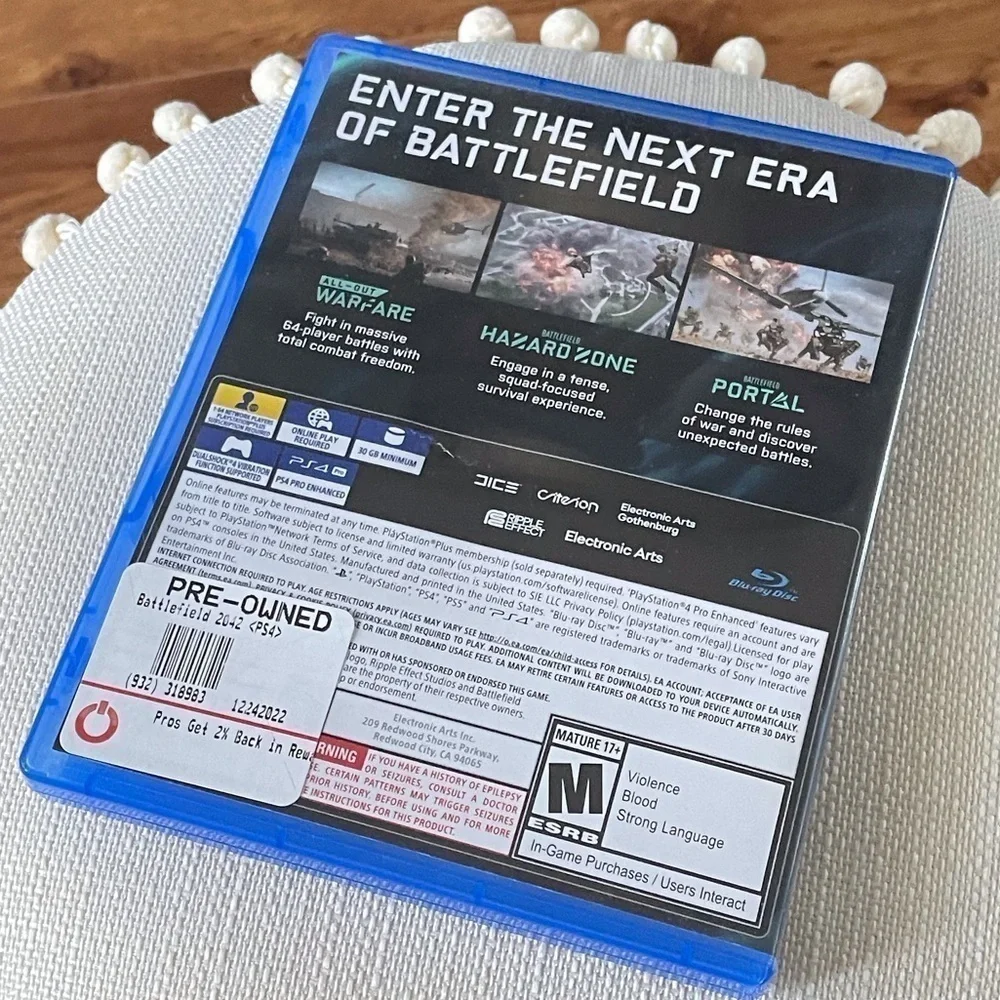 Sony playstation battlefield